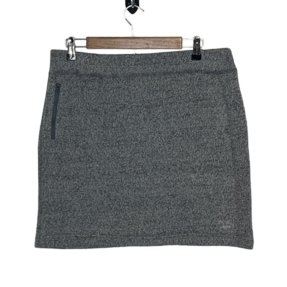 Woolrich Gray Sweater Skirt Sz Large - Picture 1 of 8